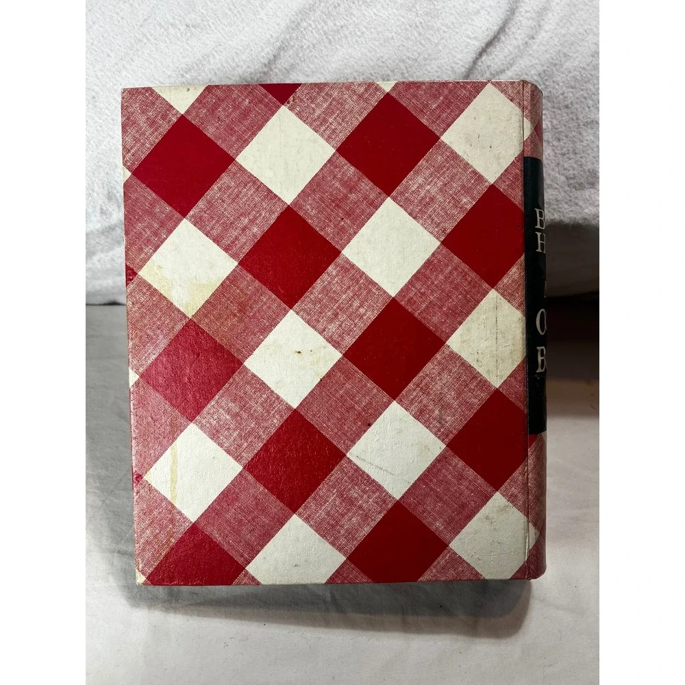 Better Homes and Gardens New Cook Book 1974 Gingham Plaid Binder 8th Edition‎